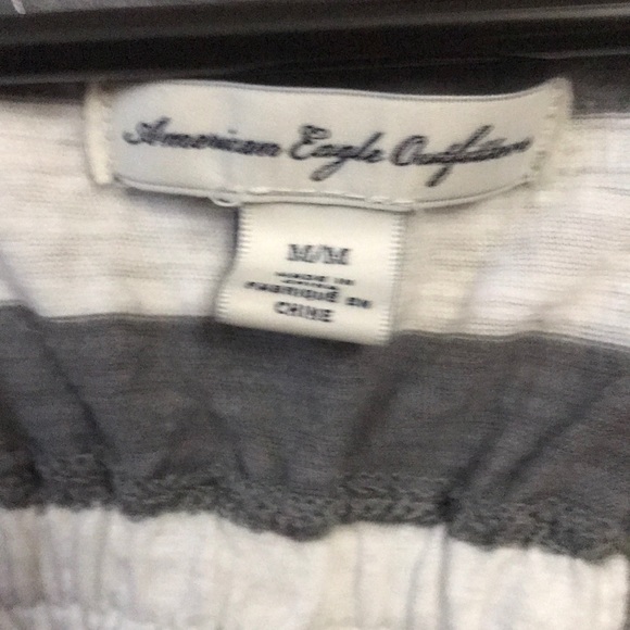 American Eagle Gray & White racerback tank top - Picture 2 of 4
